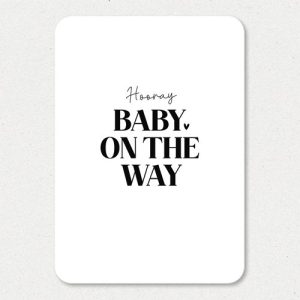 Kaart I Hooray Baby on the Way