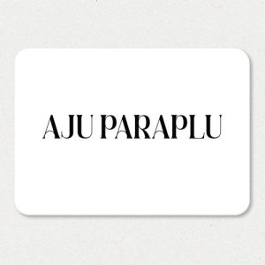 Kaart I Aju paraplu!
