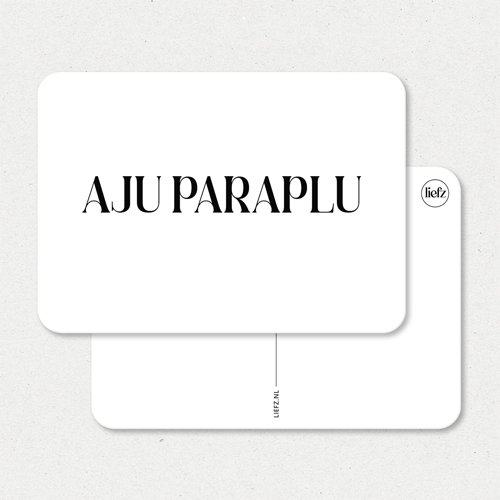 Kaart I Aju paraplu! - Afbeelding 2