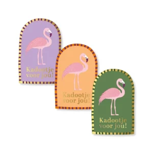 Stickers I Flamingo 3 varianten (10st.)
