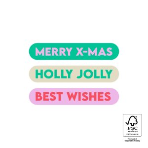 Sticker I Christmas Wishes multi (5st.)