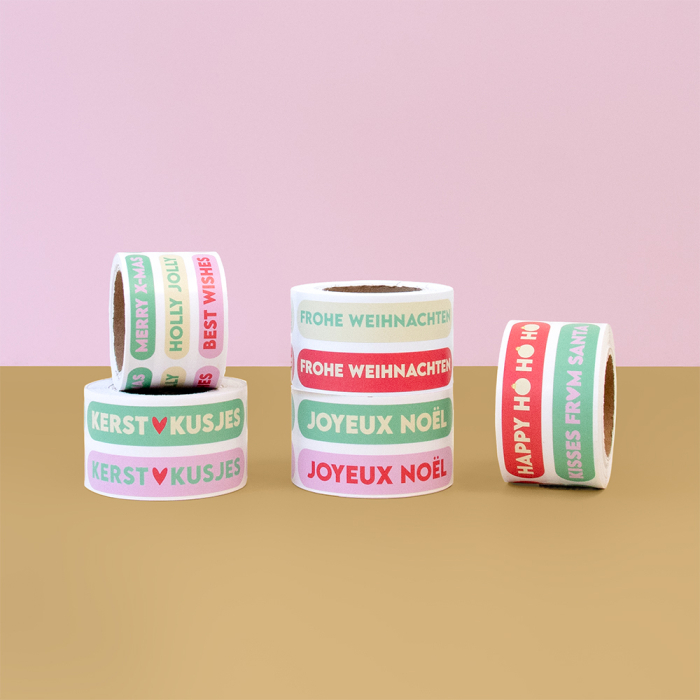 Sticker I Christmas Wishes multi (5st.) - Afbeelding 2