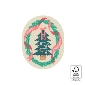 Sticker I Christmas tree chronicle (5st.)